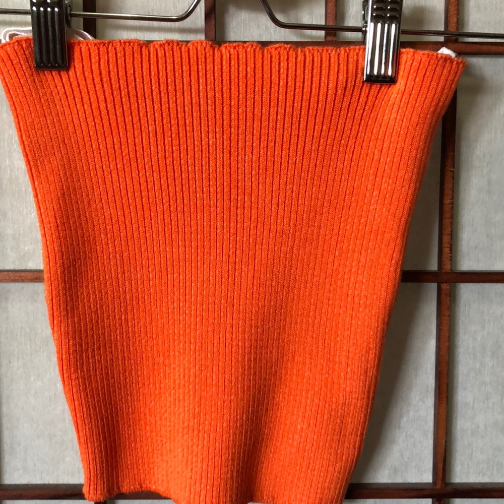 Orange tube top